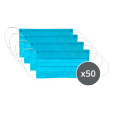 OEM 50XMASK-HYGIENIC Mascarilla higiénica - Desechable - Talla Adulto - Caja 50 uds. - Precio por caja - Un solo uso / No estéri