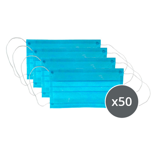 OEM 50XMASK-HYGIENIC Mascarilla higiénica - Desechable - Talla Adulto - Caja 50 uds. - Precio por caja - Un solo uso / No estéri