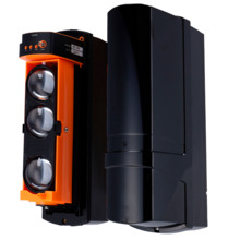 OEM ABE-200W Detector de barrera por infrarrojos - Compatible con Transmitter o DoorProtect Ajax - Inalámbrico | 3 haces - Alcan