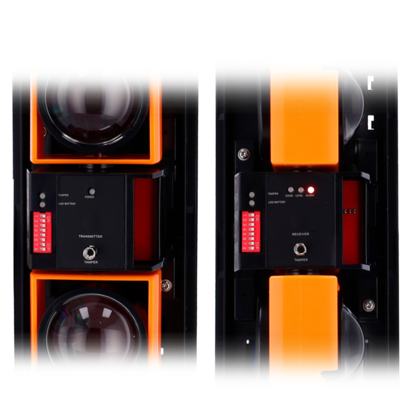 OEM ABH-100W Detector de barrera por infrarrojos  - Compatible con Transmitter o DoorProtect Ajax - Inalámbrico | 4 haces | Func (3)