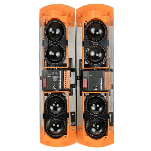 OEM ABH-250L Detector de barrera por infrarrojos - Cableado | 4 haces | Función AND y OR - Alcance máx. de detección 250 / 750 m (5)