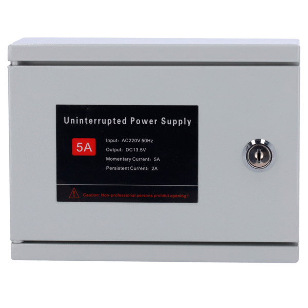 OEM AC-12DC2A-BAT Alimentador para control de acceso - Configurable NO/NC - Salida DC 13.5V / 2A - Caja de metal con cerradura - (1)