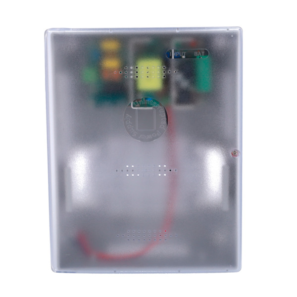 OEM AC-12DC5A-BAT17AH-P Alimentador para control de acceso - Configurable NO/NC - Salida DC 12.5-13.8V / 5A - Caja de plástico - (1)