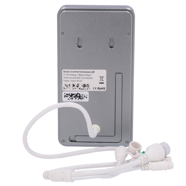 OEM AC301-QR Control de acceso autónomo - Acceso por código QR - Salida de relé o alarma - Pantalla 5" IPS - Control de tie (7)