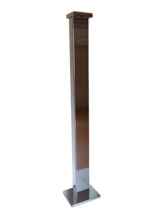 OEM ACC-TOTEM-2 Totem de acero inoxidable de 230 x 17,5 x12 cm sin adaptación.