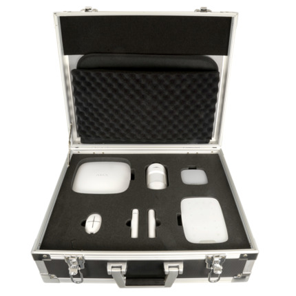 Comprar OEM AJ-DEMOCASE-W Maletín Demo  - Kit de alarma profesional - Certificado Grado 2 - Comunicación Ethernet y GPRS - Inalámbrico 868 MHz Jeweller - App Móvil y Web / Color blanco
