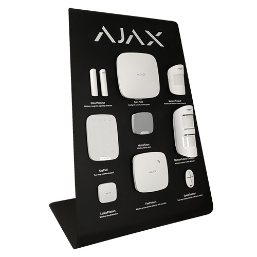 OEM AJ-STOTEM-W Expositor Demo de sobremesa - Kit de alarma profesional Ajax - Comunicación Ethernet y GPRS - Inalámbrico 868 MH