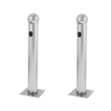 OEM ALF-30T Soporte para barrera modelo T - 2 unidades - Acero inoxidable - Compatible con detectores de 2 haces - Compatible co