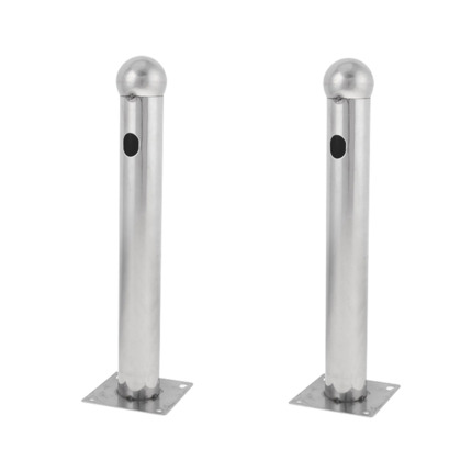 Comprar OEM ALF-30T Soporte para barrera modelo T - 2 unidades - Acero inoxidable - Compatible con detectores de 2 haces - Compatible con AB-60 - 30cm