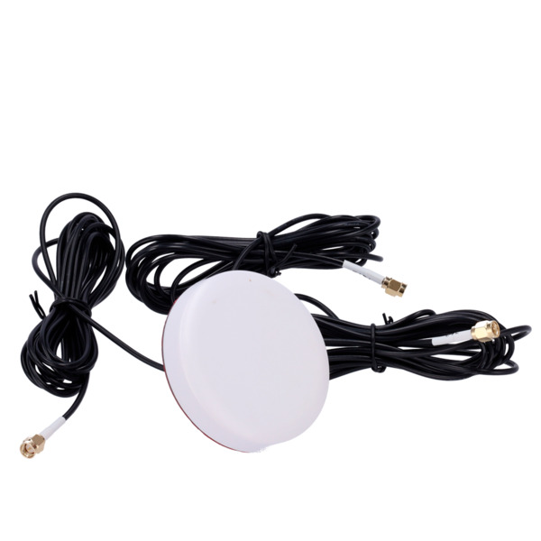 OEM ANT-4G24G-03D-G-O-ORV-W Antena Blanca 4G con GPS y Wi-Fi - Frecuencia 4G 824-2700MHz - Conector SMA Macho - Montaje en techo (3)
