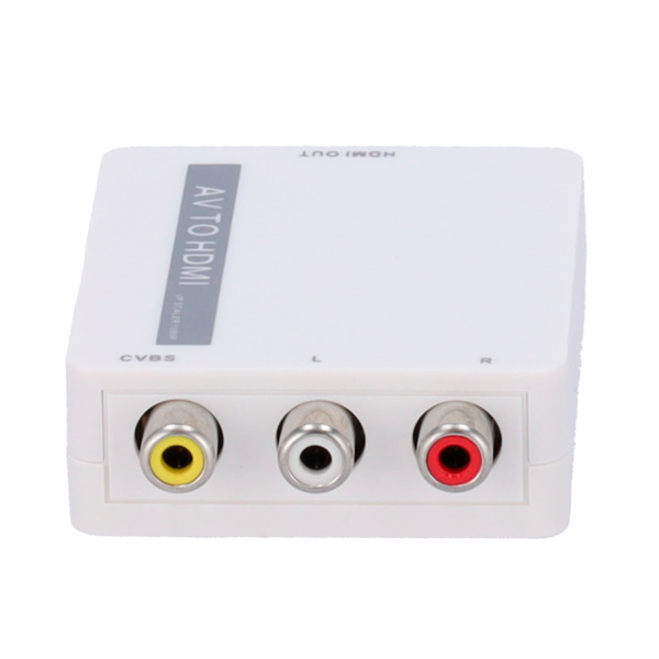 OEM AV-HDMI-CONVERTER Convertidor AV a HDMI - 1 entrada AV - 1 salida HDMI - Resolución de salida 1080p - Resolución de entrada (1)