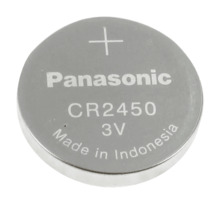 OEM BATT-CR2450 Panasonic - Pila CR2450 - Voltaje 3.0 V - Litio - Capacidad nominal 620 mAh - Compatible con productos del catál