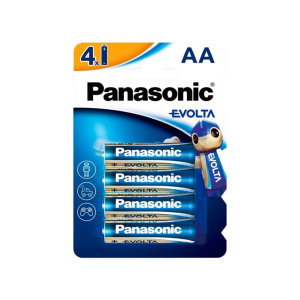 OEM BATT-LR06-P Panasonic - Pila AA/LR06 - Pack de 4 - 1.5 V - Alcalina - Alta calidad