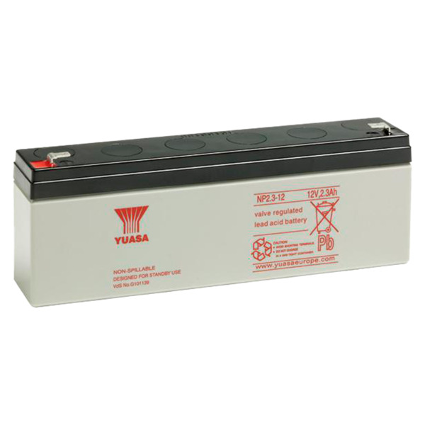 OEM BATT-NP2.3-12 Yuasa NP2.3-12 - Batería recargable - Tecnología plomo ácido AGM - Capacidad 2.3 Ah / 12 V - 64mm x 178mm x 24