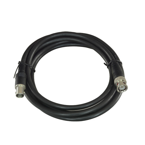OEM BNC1-200MF Cable coaxial preparado - BNC macho a BNC hembra - Coaxial RG59 - Longitud 2 m - Color negro - Construcción robus