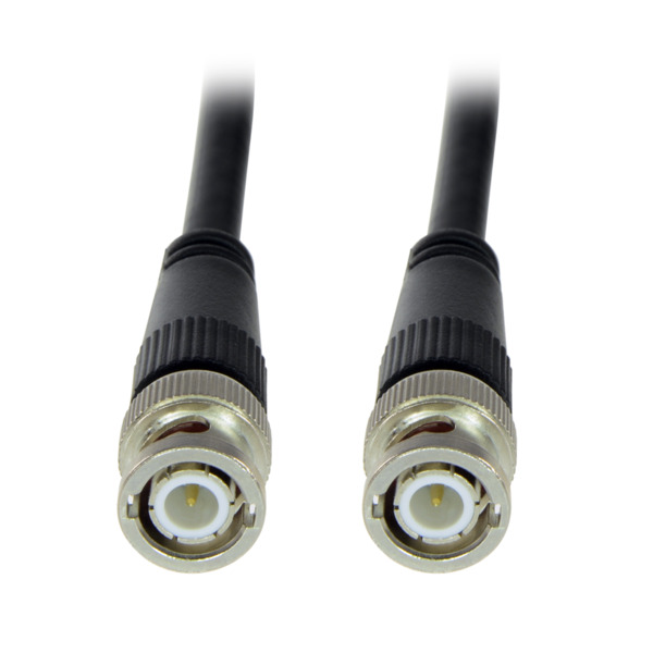 OEM BNC1-50 Cable coaxial preparado - BNC macho a BNC macho - Coaxial RG59 - Longitud 0,5 m - Para conexión de Balun hembra a DV (1)