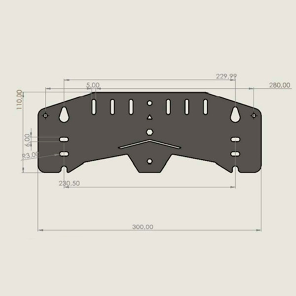 OEM BOXPOLE-4030 Soporte de poste y pared - Rango diámetro 90-100 Ø  - 2 piezas - Compatible con BOX-403017-IP65 y BOX-403022-IP (5)