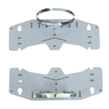 OEM BOXPOLE-4030 Soporte de poste y pared - Rango diámetro 90-100 Ø  - 2 piezas - Compatible con BOX-403017-IP65 y BOX-403022-IP