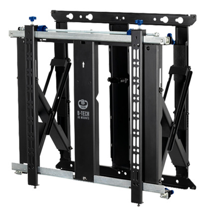 Comprar OEM BT-BT8312 Soporte pop-out para videowall - Peso soportado 50kg - VESA 600x400mm - Distancia a la pared de 70-223mm - Micro-ajuste +/-7.5mm por esquina - Ajuste de altura del monitor +15mm