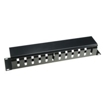 OEM CB-1U Organizador de cables - Medida máxima 1U - Apto para rack 19&quot; - Robusto y resistente - Color negro - Fabricado en