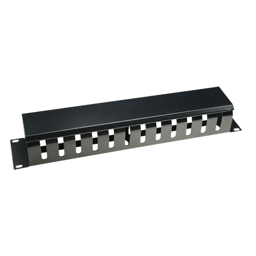 OEM CB-1U Organizador de cables - Medida máxima 1U - Apto para rack 19&quot; - Robusto y resistente - Color negro - Fabricado en