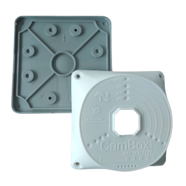 OEM CBOX-BC02-BASEFLEX Tapa de conexiones flexible para caja de soporte - Apto para uso exterior - Permite situar el paso intern (1)