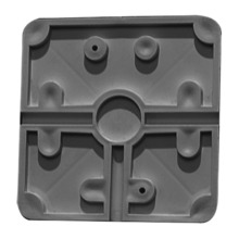 OEM CBOX-BC02-BASEFLEX Tapa de conexiones flexible para caja de soporte - Apto para uso exterior - Permite situar el paso intern