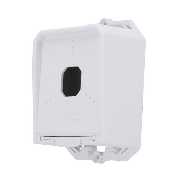 OEM CBOX-JET-703-W Caja de conexiones - Para cámaras domo - Apto para uso exterior - Fabricada en plástico - Color blanco