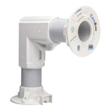 OEM CBOX-L9015 Soporte de pared acodado - Apto para uso exterior - Compatible con todos los productos CamBox - Fabricado en plás