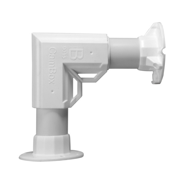 OEM CBOX-L9015 Soporte de pared acodado - Apto para uso exterior - Compatible con todos los productos CamBox - Fabricado en plás (5)