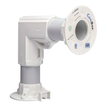 Comprar OEM CBOX-L9015 Soporte de pared acodado - Apto para uso exterior - Compatible con todos los productos CamBox - Fabricado en plástico