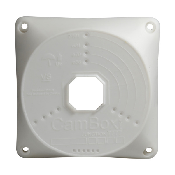 OEM CBOX-NX7-7777 Caja de conexiones  - Para cámaras domo - Apto para uso exterior - Instalación en techo o pared - Fabricado en (3)