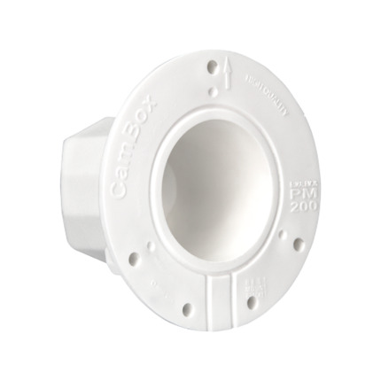 Comprar OEM CBOX-PM200 Soporte con doble anclaje para techo - Apto para uso en interior y exterior - Dimensiones de la base 101 (Ø) mm - Compatible con productos CBOX-STXX - Color blanco