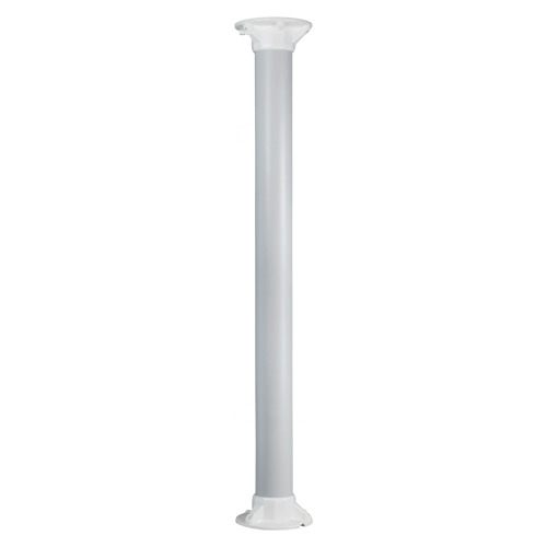 OEM CBOX-ST100 Soporte techo - Altura 100 cm x 10 (Ø) cm - Apto para uso en interior - Color blanco - Fabricado en plástico