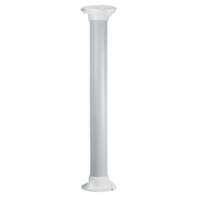 OEM CBOX-ST50 Soporte techo - Altura 50 cm x 10 (Ø) cm - Apto para uso en interior y exterior - Color blanco - Fabricado en plás