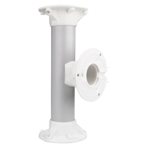 OEM CBOX-TN25 Soporte techo doble - Altura 25 cm x 10 (Ø) cm - Apto para uso en interior y exterior - Color blanco - Fabricado e