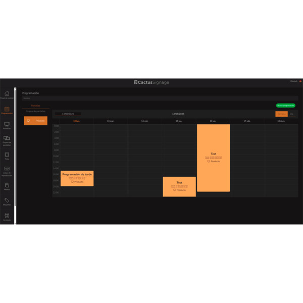 OEM CMS-CACTUS-LITE Licencia anual de cartelería digital - Compatibilidad: Safire DS60  - Una licencia por punto de reproducción (7)