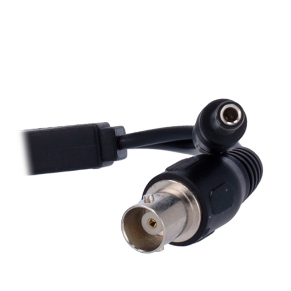 OEM CON-BNC-AVIATION Adaptador BNC - 250 mm de largo - Conector hembra aviación - 1 Conectore BNC hembra y 1 DC Macho - Adapta s (3)