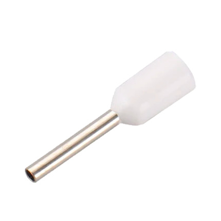 Comprar OEM CON-E0508-FERRULE Punteras huecas de crimpado - Para Cables eléctrico - Sección del conductor 0.5mm² / AWG 22 - Color blanco - 200 Unidades