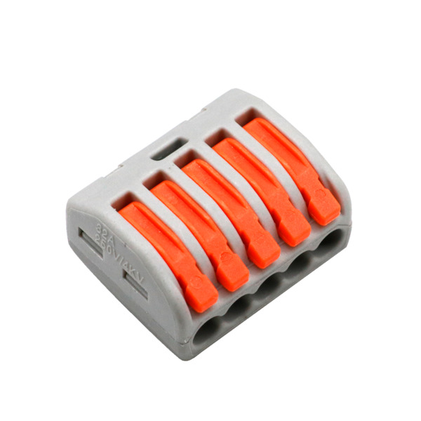 OEM CON-FAST-14 Safire - Conector de Cable - 1 Entrada y 4 Salidas - Calibre del cable 28 ~ 12AWG - Longitud de la tira 10mm -