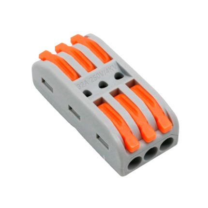 Comprar OEM CON-FAST-33 Safire -  Conector de Cable - 3 Entradas y 3 Salidas  - Calibre del cable 28 ~ 12AWG - Sección 0,08 ~ 4mm²  - 10 unidades