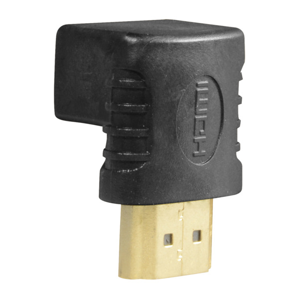 OEM CON-HDMI-L Adaptador HDMI - HDMI 1.3 - Acodado 90° - HDMI tipo A macho - HDMI tipo A hembra - Conectores anticorrosión (1)