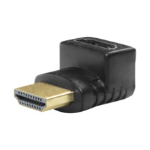 OEM CON-HDMI-L Adaptador HDMI - HDMI 1.3 - Acodado 90° - HDMI tipo A macho - HDMI tipo A hembra - Conectores anticorrosión