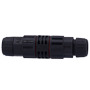OEM CON-RJ45-GLAND-W-BLACK Conector con Racor Industrial - Conector entrada RJ45  - Conector salida RJ45 - Compatible UTP CAT 6 (4)