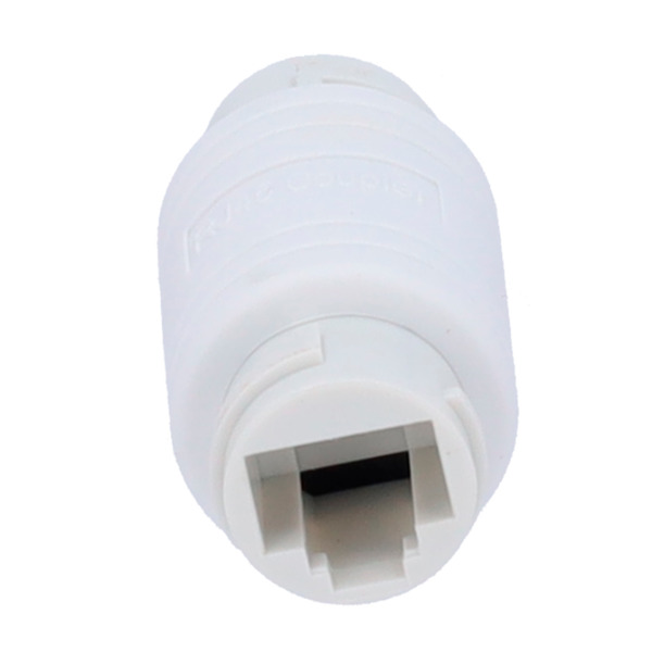 OEM CON-RJ45-S-W Conector  - Conector entrada RJ45  - Conector salida RJ45 - Compatible UTP  - IP68 - Color blanco (3)