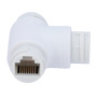OEM CON-RJ45-T-W Adaptador RJ45 - Conector entrada RJ45 hembra - Conector salida 2 RJ45 hembra - Compatible UTP  - IP66 - Color (2)