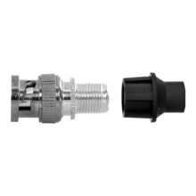 OEM CON100-CAP Conector BNC macho - Simple - Rápido - Reutilizable - Reciclable - Compatibilidad universal con Microcoaxial y RG