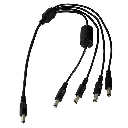 OEM CON104-F Distribuidor de alimentación - 1 jack hembra especial - 4 jack hembra estándar - Alimentación de hasta 4 cámaras -