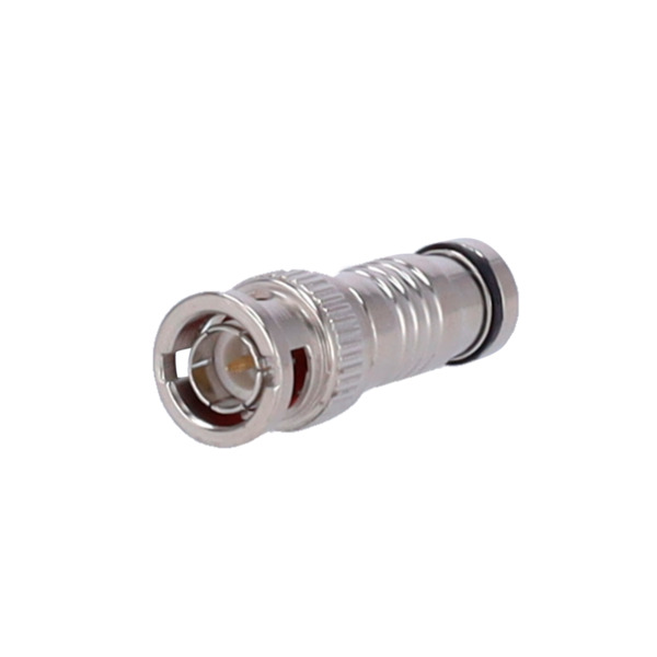 OEM CON115 Conector - BNC rápido de compresión - Compatible con RG59 y CON115CRIM - 38 mm (Fo) - 10 mm (An) - 11 g