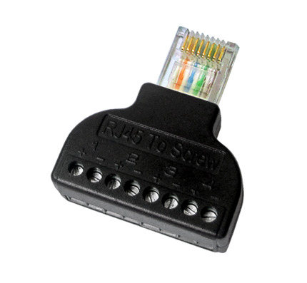 Comprar OEM CON300-BLOCK Adaptador de RJ45 a terminal - Conector RJ45 macho - 8 terminales
